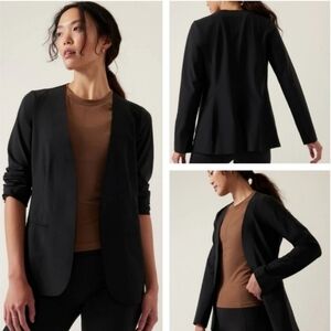 Athleta Avenue Blazer 10 Nwot Athleisure Office Buisness Casual Preppy